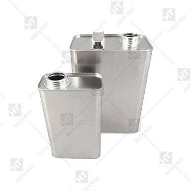 Récipient rectangulaire pour huile moteur